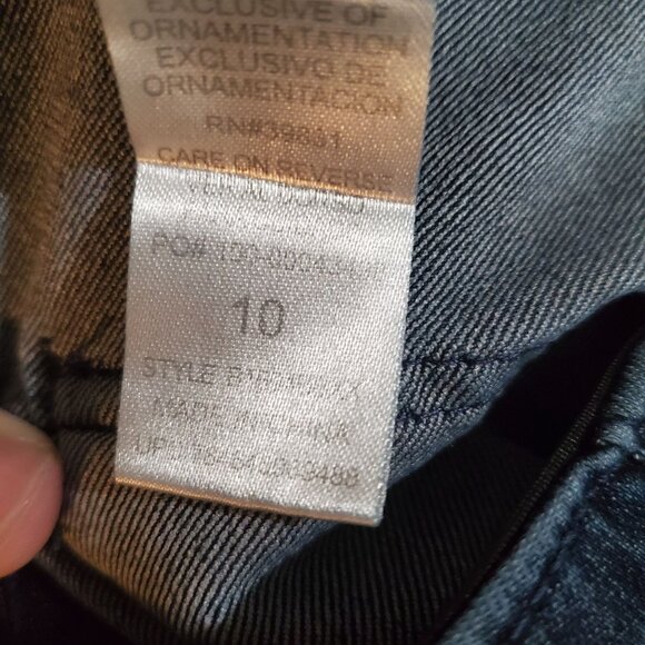 Democracy Jeans Womens Size 10 Blue Skinny Fit Ab Technology Stretch Denim - Picture 4 of 12